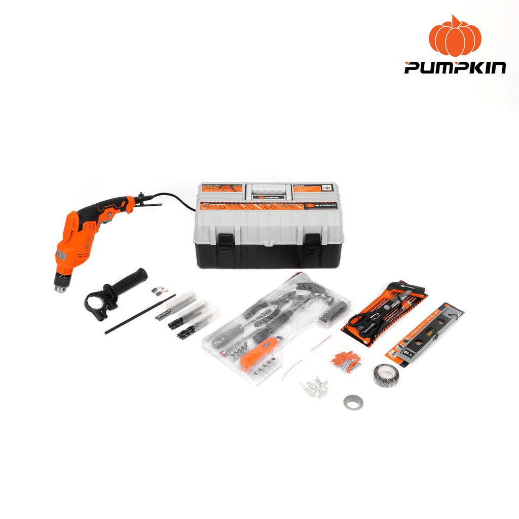 PUMPKIN 50236 สว่านไฟฟ้ากระแทกพร้อมชุดเครื่องมือ 16มม.750W 97ชิ้น
