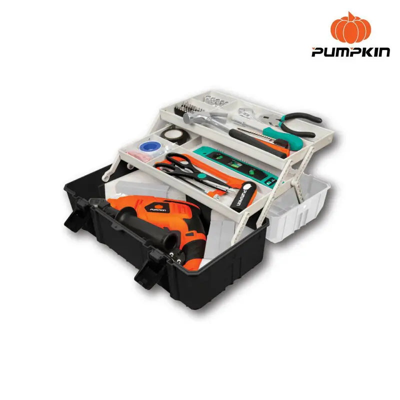 PUMPKIN 50236 สว่านไฟฟ้ากระแทกพร้อมชุดเครื่องมือ 16มม.750W 97ชิ้น